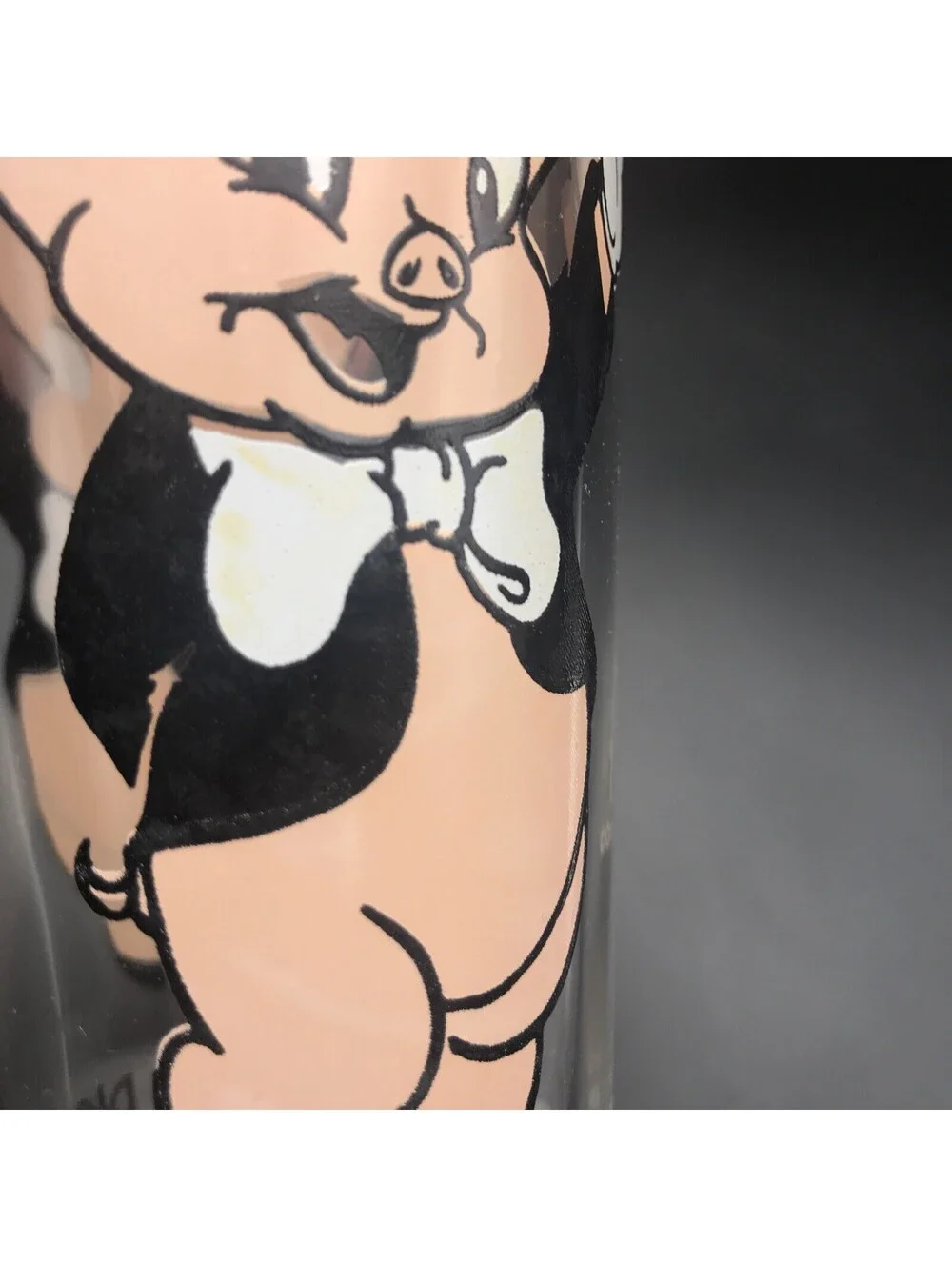 Vintage 1973 PORKY PIG Warner Bros. Pepsi Collector Series Drinking Glass